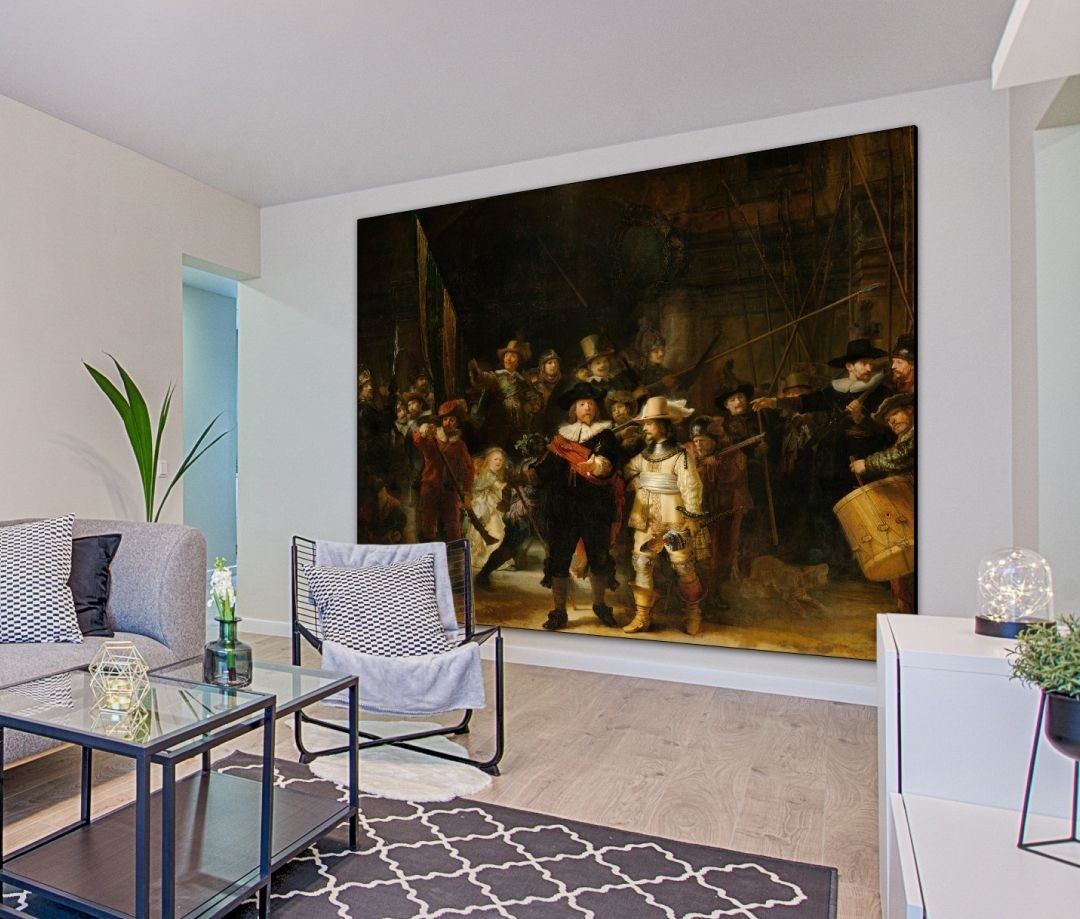 De Nachtwacht Rembrandt X Incl Mm Zwart Frame